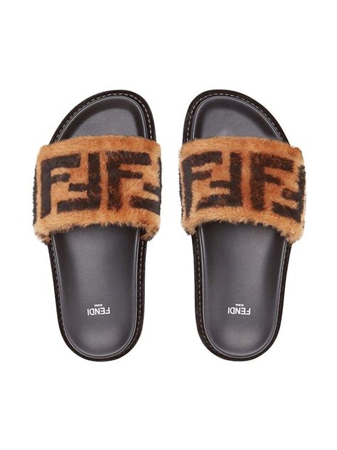 fendi fur slipper|Fendi slippers for women.